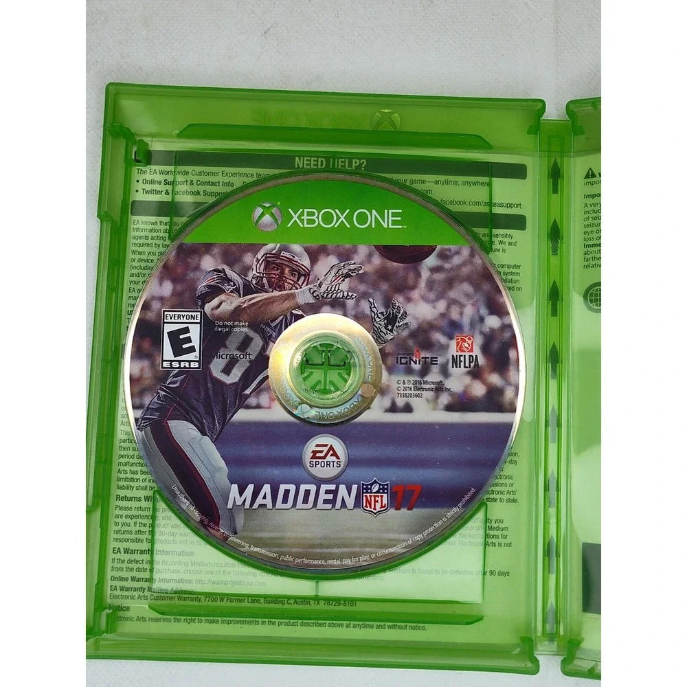 MADDEN NFL 17 (Microsoft Xbox One 2016) GREAT FUN WORKS SEE B44.2GA1456